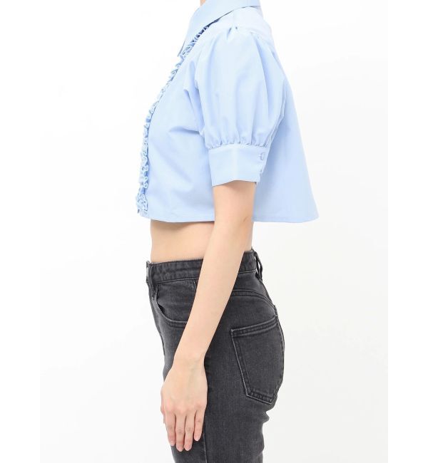 jouetie「クロップドフリルブラウス」|シャツ・ブラウス|