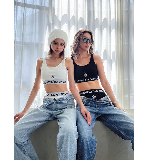 GYDA「NO COFFEE NO GYDAビスチェ」|キャミソール|