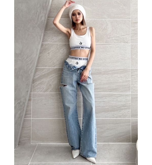 GYDA「NO COFFEE NO GYDAビスチェ」|キャミソール|