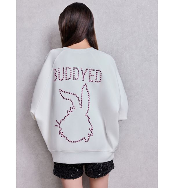 GYDA「BUDDYED BUNNY STUDS BIGプルオーバー」|スウェット・ジャージ|