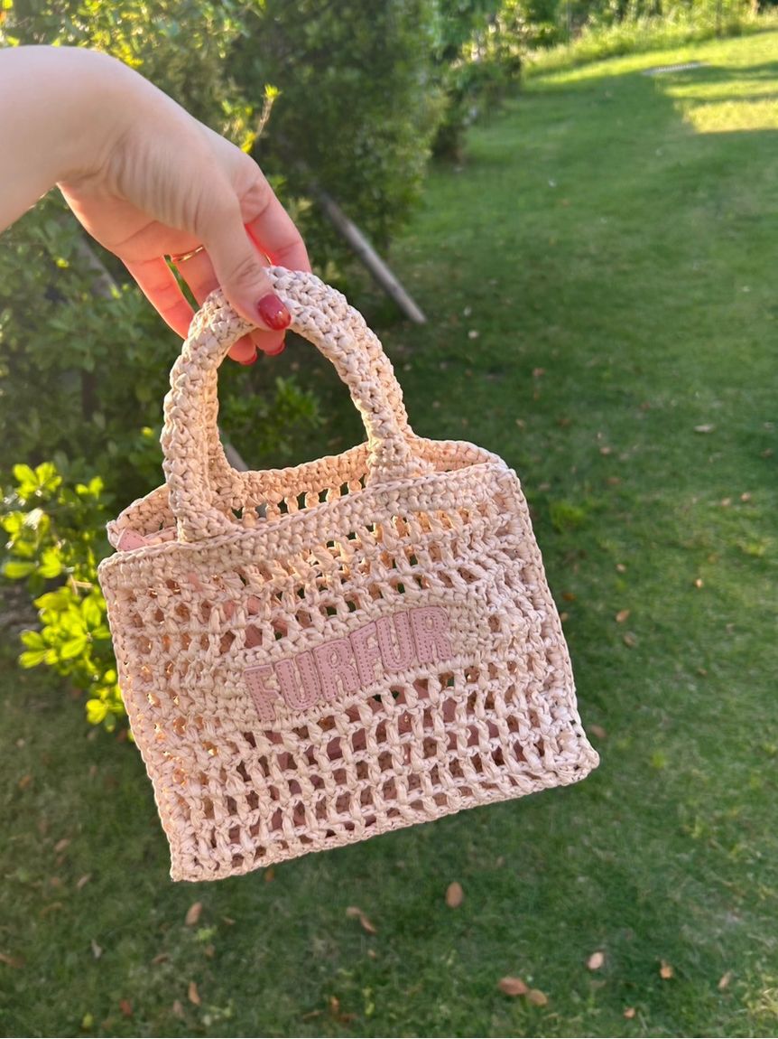 FURFUR「【限定カラー】ラフィアロゴトートバッグ」|トートバッグ|