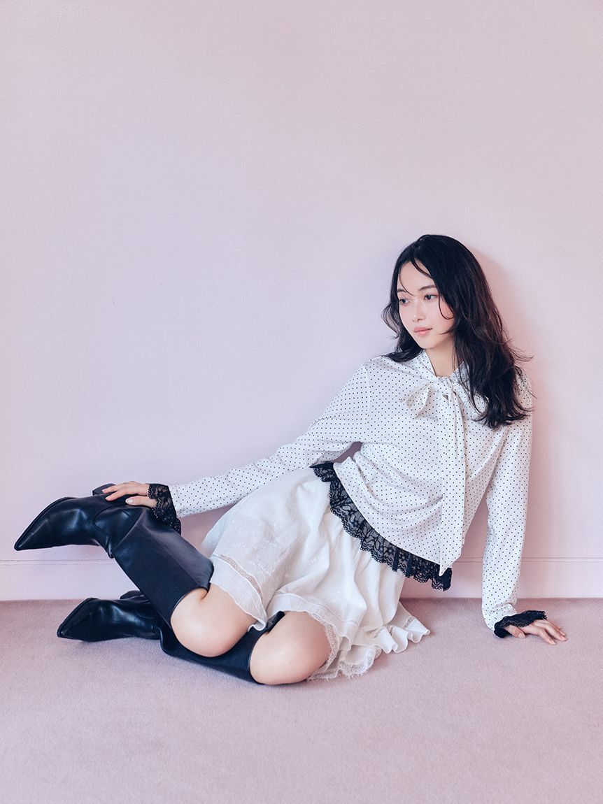 FURFUR「ハンカチ刺繍スカショーパン」|キュロット|