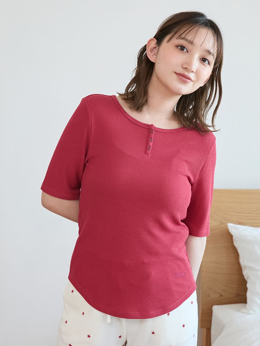 gelato pique「ワッフルTシャツ」|ルームウェア|
