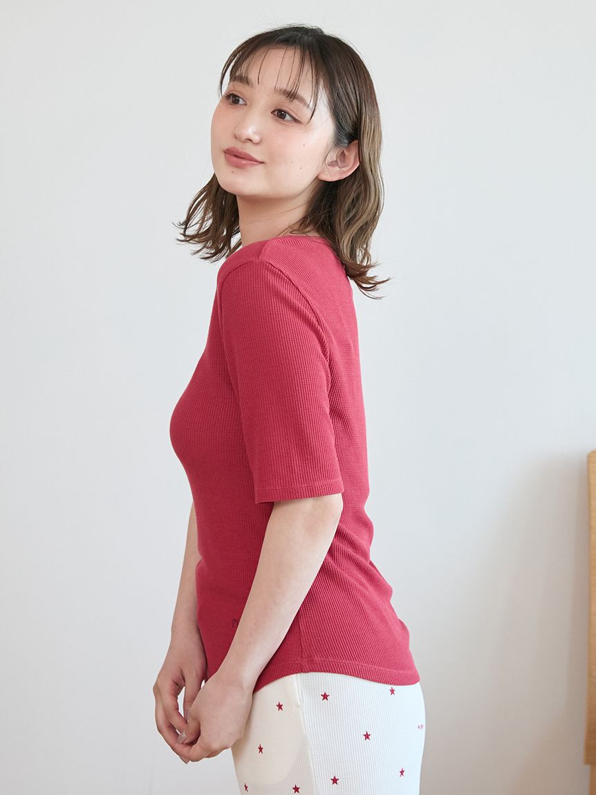 gelato pique「ワッフルTシャツ」|ルームウェア|