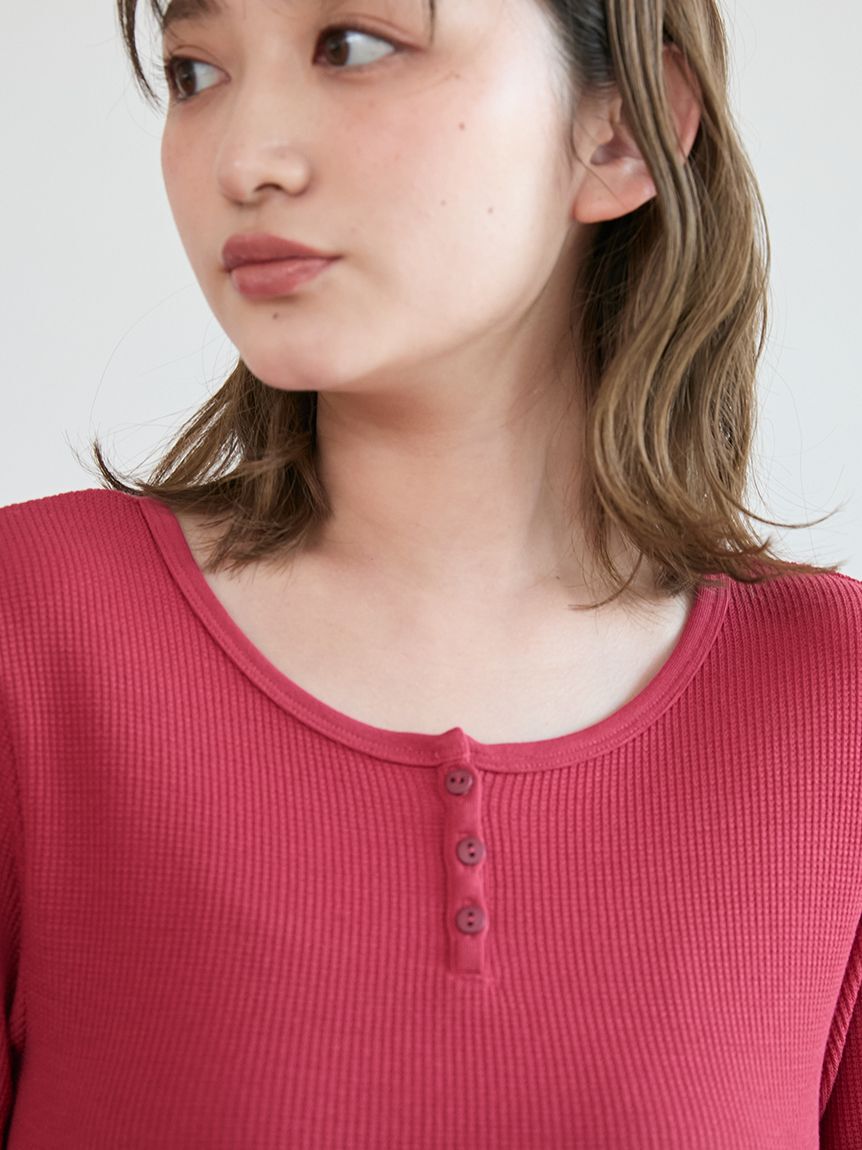 gelato pique「ワッフルTシャツ」|ルームウェア|