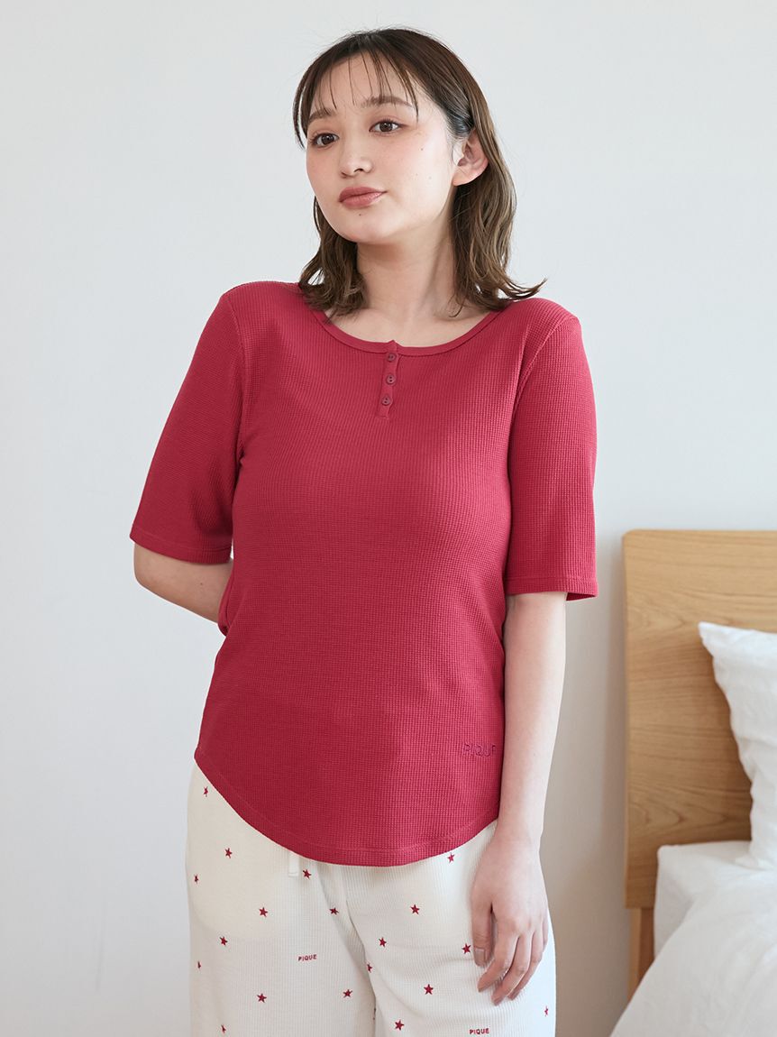 gelato pique「ワッフルTシャツ」|ルームウェア|