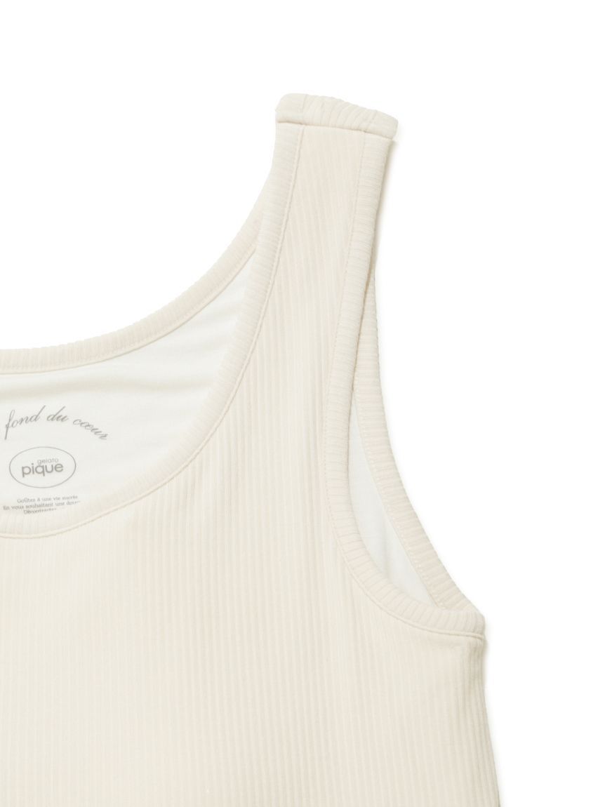 gelato pique「モイストリブタンクトップ」|ルームウェア|