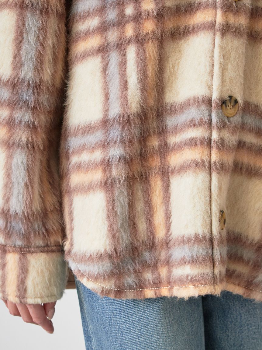 SNIDEL「【SNIDEL/Prentiss】チェックCPOジャケット」|ミリタリージャケット|