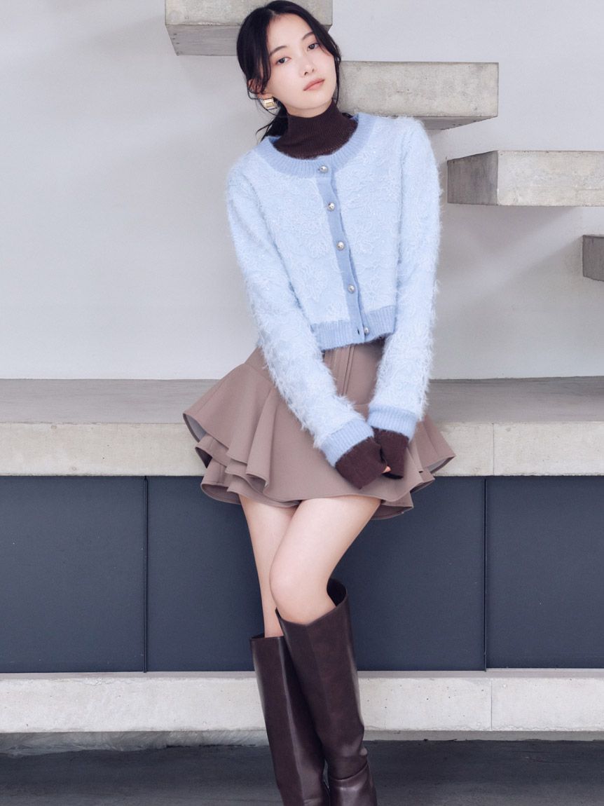 SNIDEL「レイヤードフリルミニスカショーパン【SWFP255106追加生産分】」|その他|