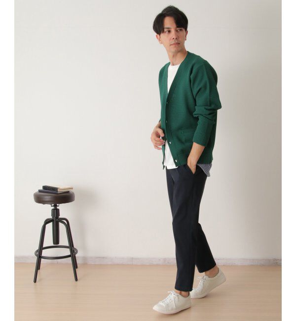 ikka「ラクカルニット鹿の子カーディガン」|その他|