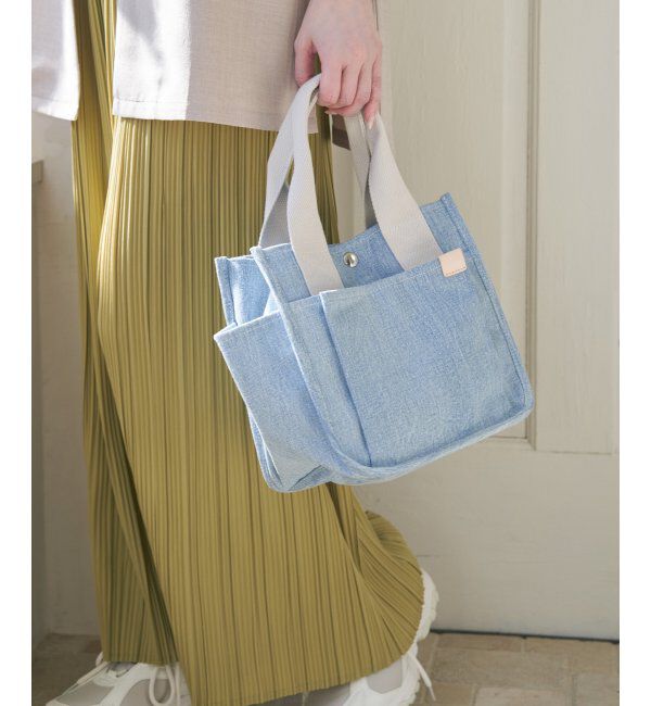 ikka「【雑誌InRed5月号掲載】キャンバスパイピングミニトートバッグ」|その他|