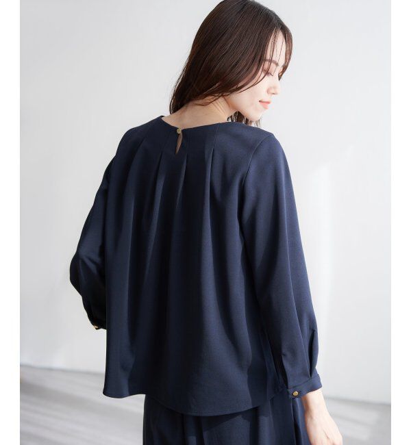 IKKA LOUNGE「GOKU楽 長袖フレアセット」|ワンピース|