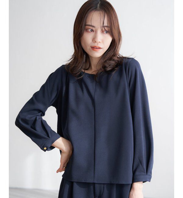 IKKA LOUNGE「GOKU楽 長袖フレアセット」|ワンピース|