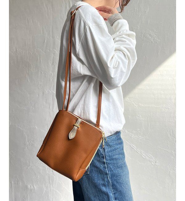 Lbc with Life「三層ミニショルダーバッグ」|その他|キャメル