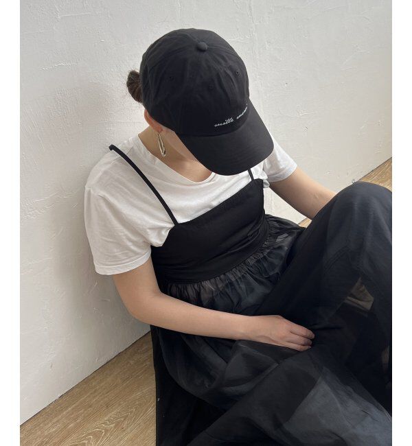 Lbc with Life「ツイル刺繍キャップ」|その他|ブラック