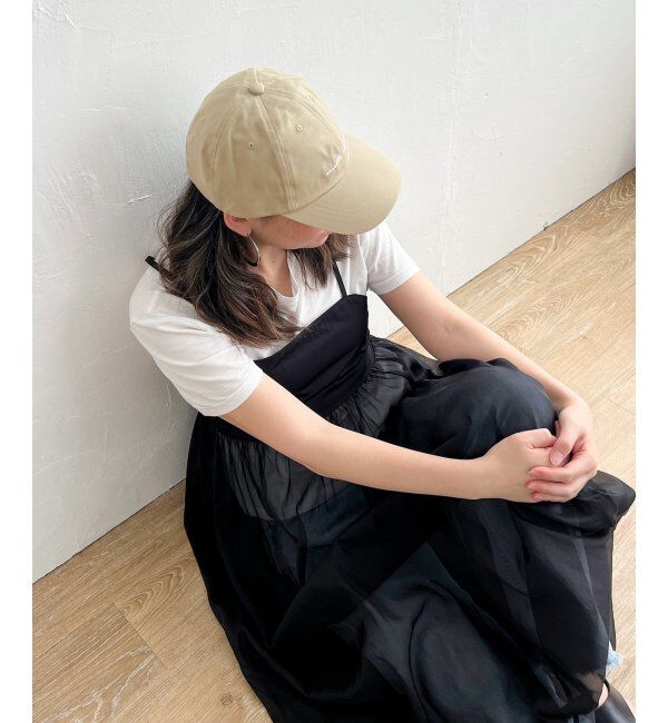 Lbc with Life「ツイル刺繍キャップ」|その他|ベージュ