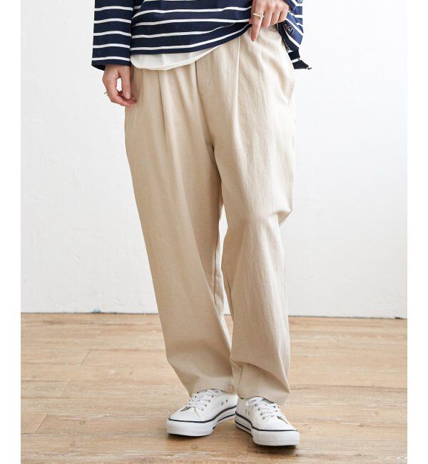 Lbc with Life「コットンゆるテーパードパンツ」|その他|