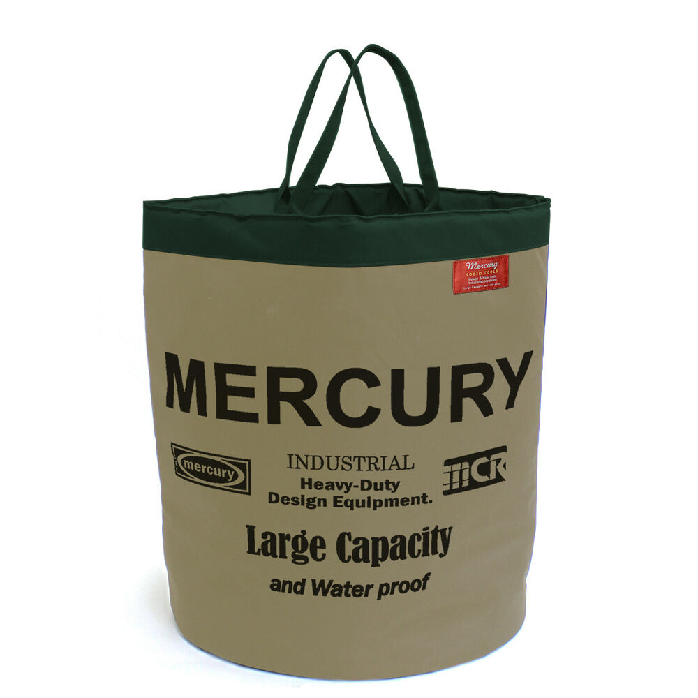 MERCURY「マーキュリー 雑貨 通販 ストレージバッグ 収納 ストレージボックス 円形 ストーブバッグ」|その他|ベージュ1