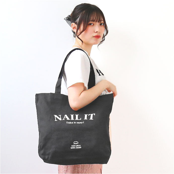 BACKYARD FAMILY「JOUET ジョエット トートバッグ 通販 J6491 ごきげんロゴ A4 トートバック」|トートバッグ|