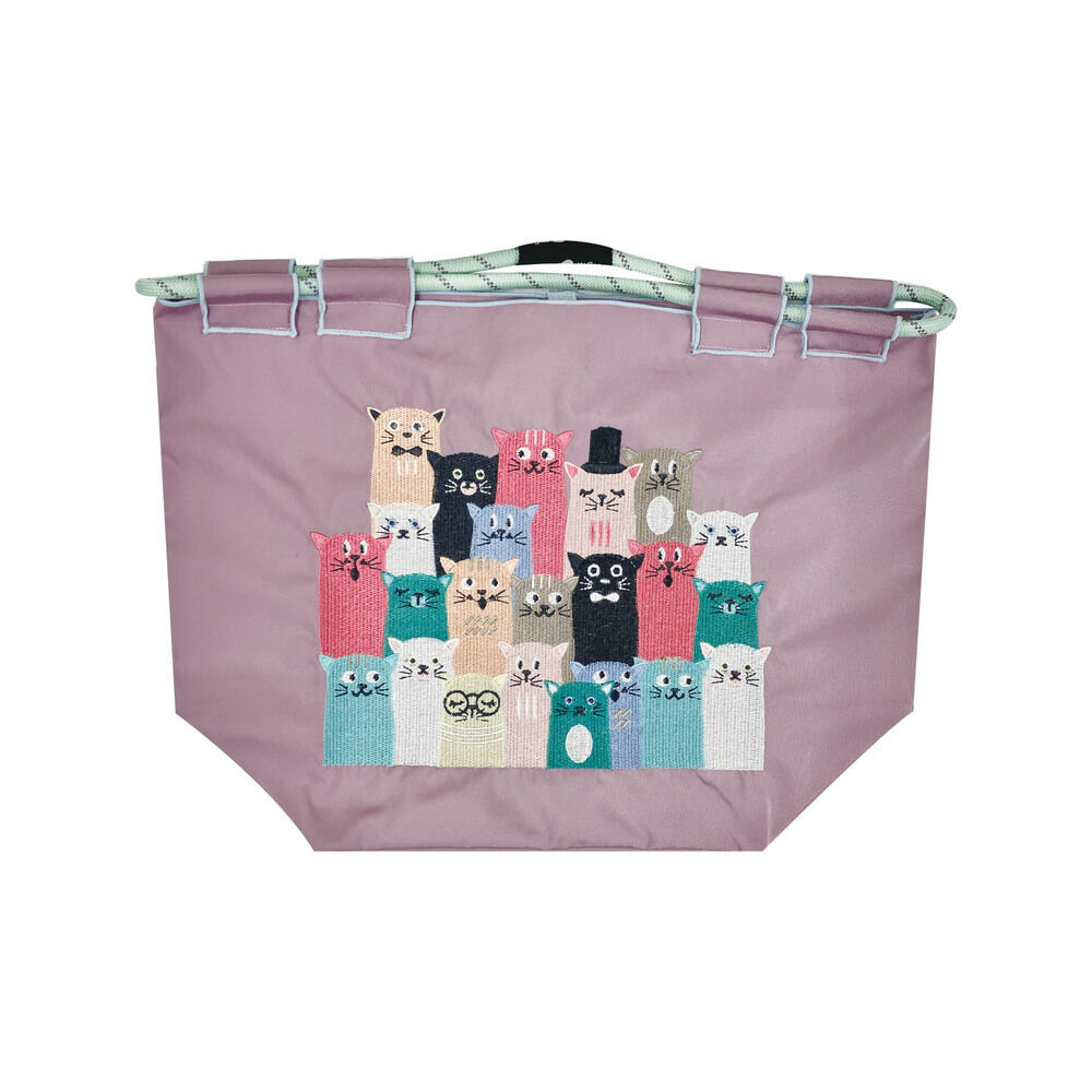 BACKYARD FAMILY「トートバッグ ナイロン Sサイズ 小さめ 通販 トート 手提げ サブバッグ サブバック」|トートバッグ|パープル1