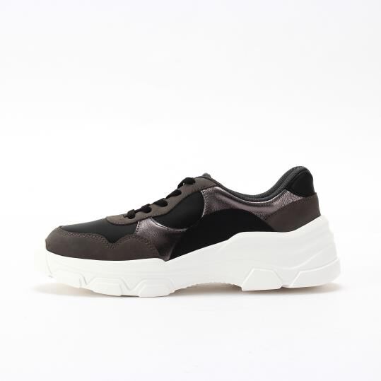 銀座かねまつ「TN250334STE3CBBLK3CB　【本革】ハンズフリースニーカー」|スニーカー|