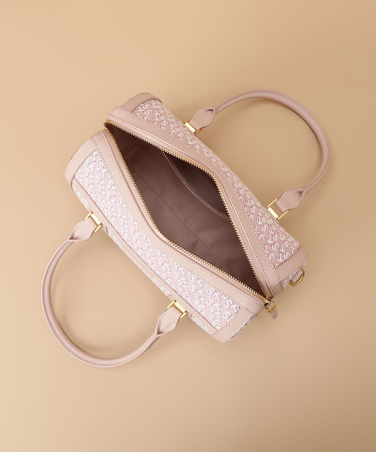 Samantha Thavasa「ST Jacquard シルエット ボストンバッグ」|ボストンバッグ|