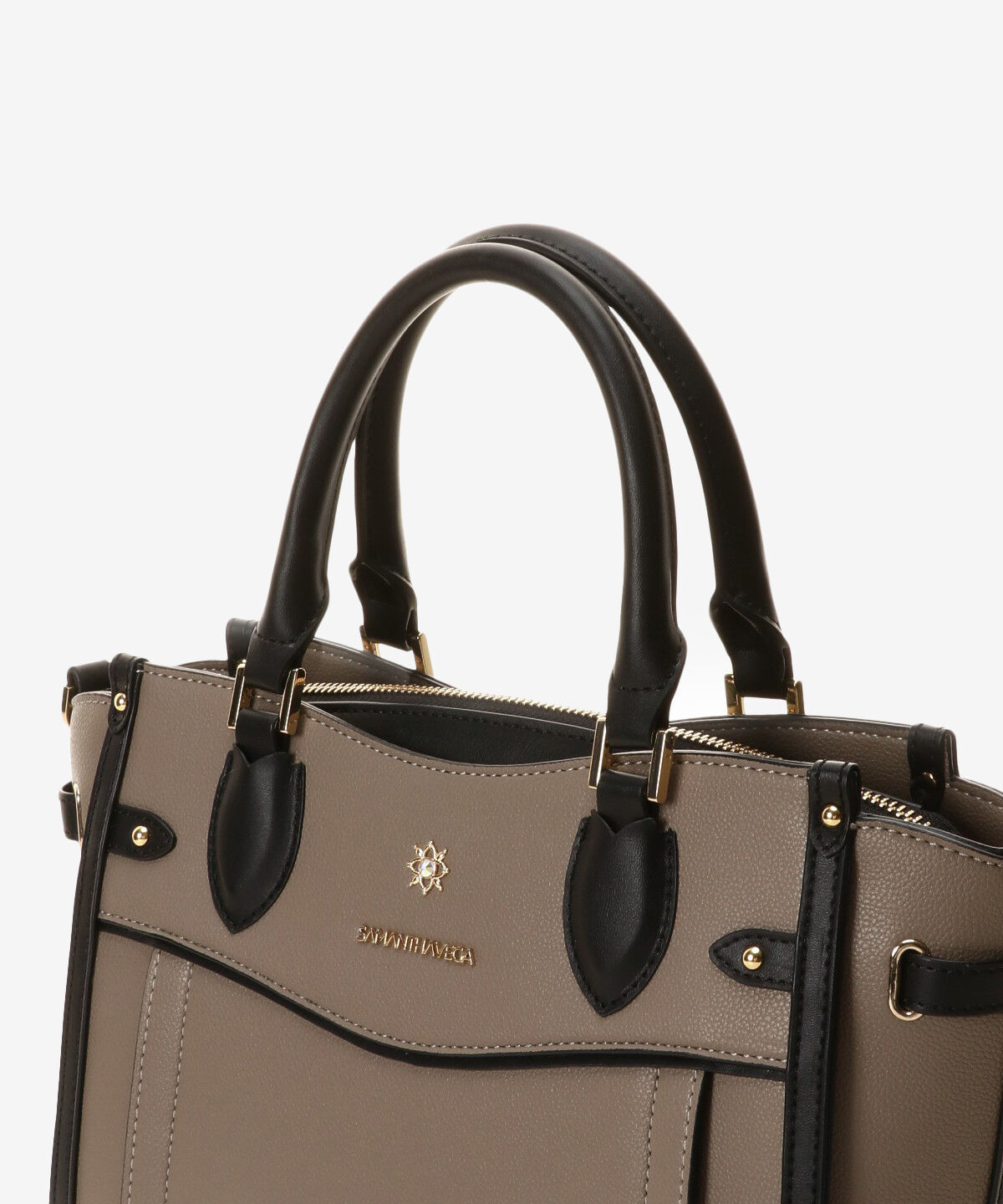 Samantha Vega「シンプルビジューハンドバッグ」|ハンドバッグ|