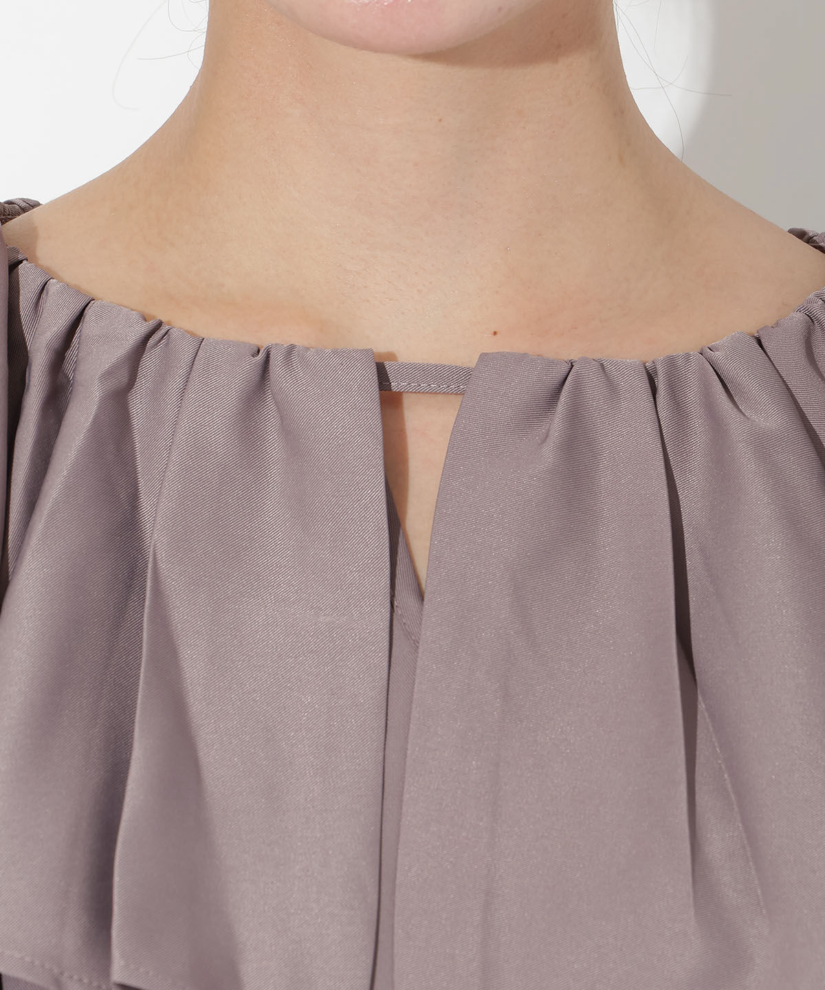 アンドクチュール「フリルケープブラウス」|シャツ・ブラウス|