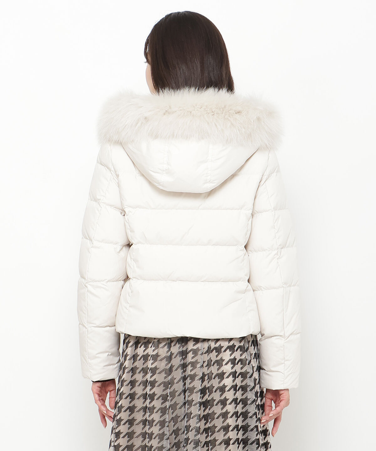 アンドクチュール「FOXファー付きショートダウン」|ダウン|