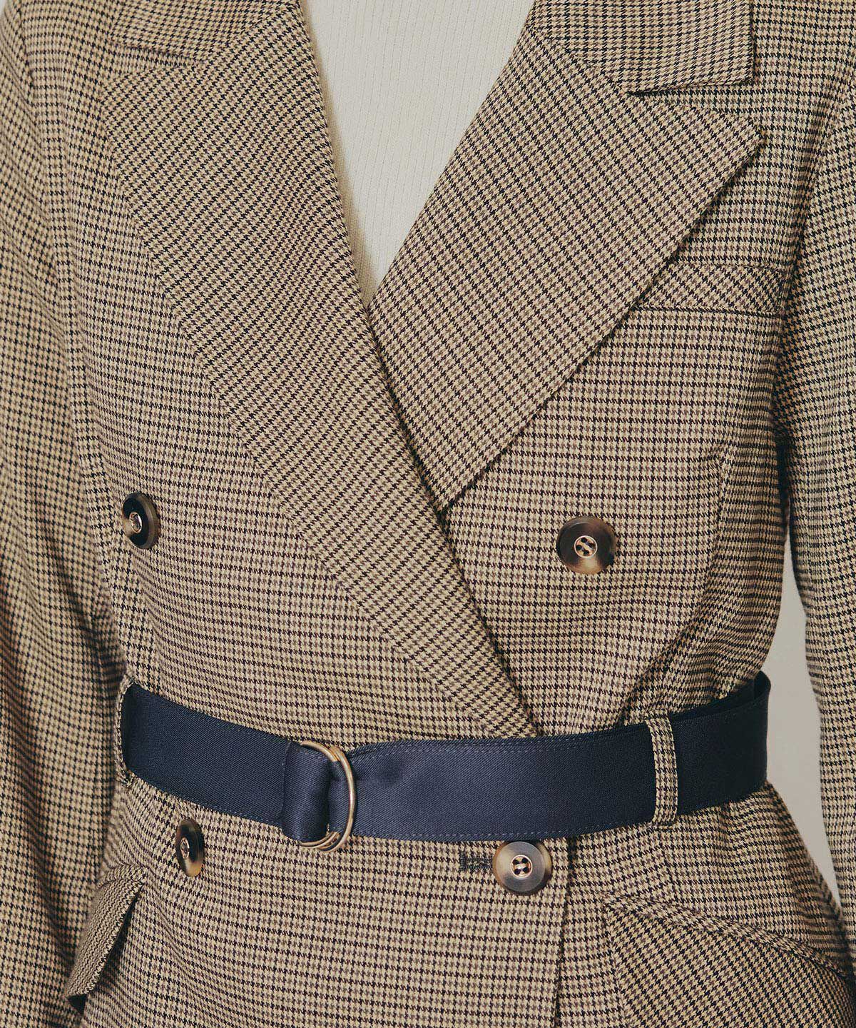 REDYAZEL「グレンチェックダブルジャケット」|テーラードジャケット|