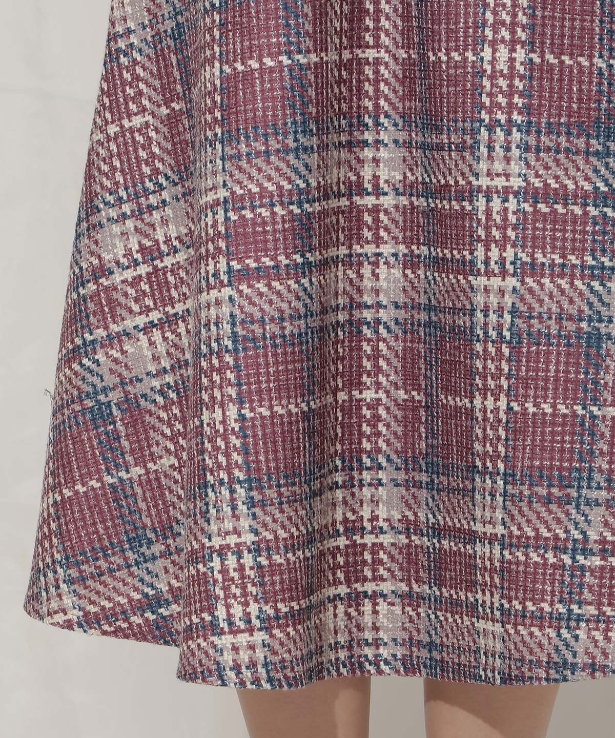 WILLSELECTION「オリジナルチェックスカート」|フレア|