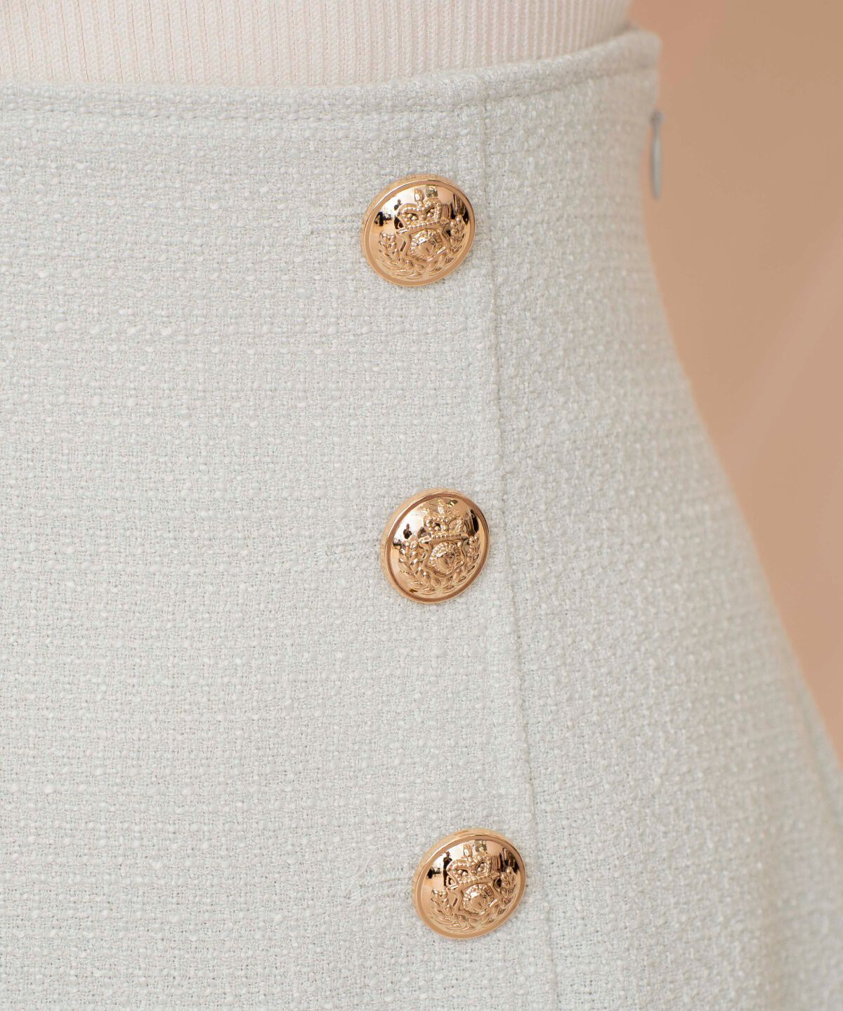 WILLSELECTION「アシメヘムツイードミニスカート」|フレア|