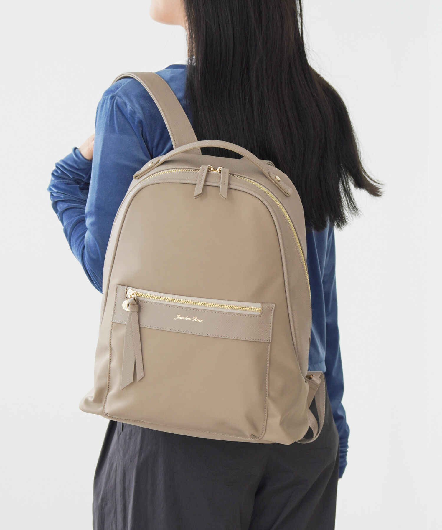 Jewelna Rose「Jewelna Rose ロッティ リュックサック 13.3インチPC 16241」|リュック|グレージュ