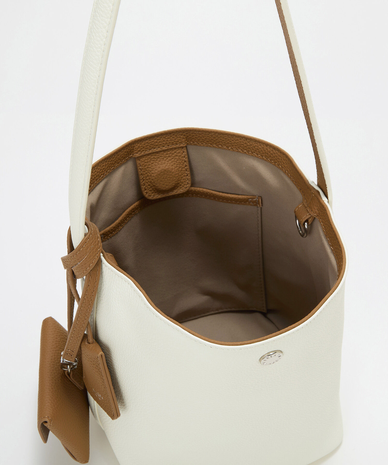 TOPKAPI BREATH「【Breath TOPKAPI】DUAL デュアル シュリンクレザー バイカラー 2way ワンハンドル ショルダーバッグ 」|ショルダー・メッセンジャー|