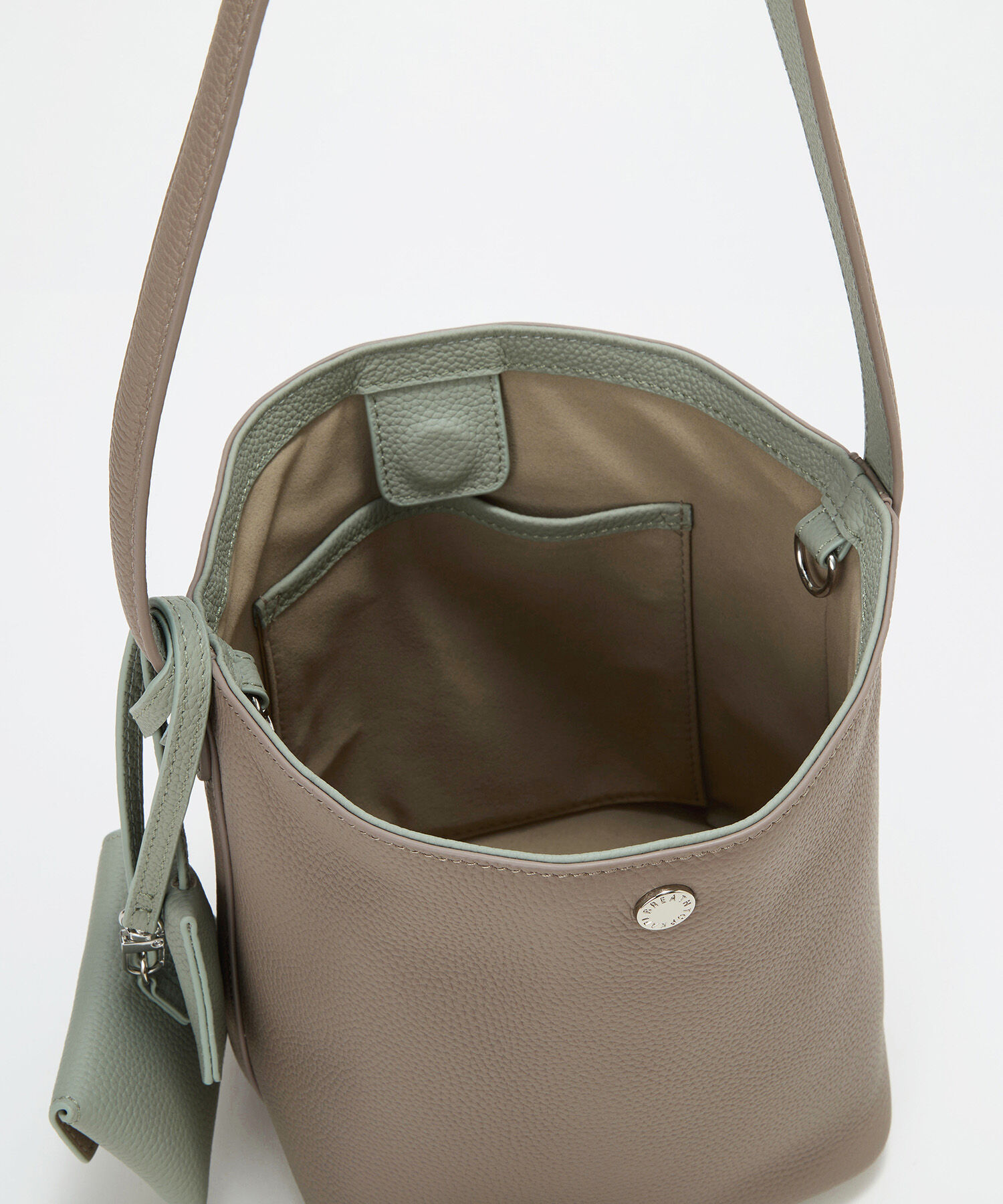 TOPKAPI BREATH「【Breath TOPKAPI】DUAL デュアル シュリンクレザー バイカラー 2way ワンハンドル ショルダーバッグ 」|ショルダー・メッセンジャー|