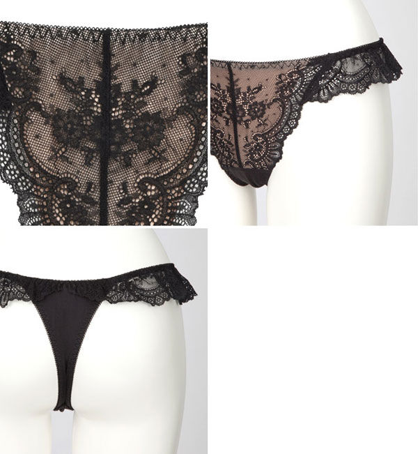 intesucre「アンテシュクレ intesucre ナイス谷間ブラ Ｔバックショーツ M-LL EST001」|インナー|