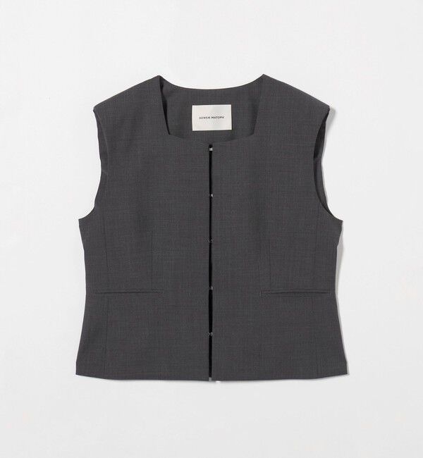AEWEN MATOPH「＜AEWEN MATOPH＞スクエアネック ベスト」|ベスト・ジレ|