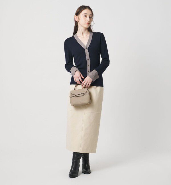 UNITED ARROWS「スエードライク タイトスカート ‐ウォッシャブル‐」|タイト|