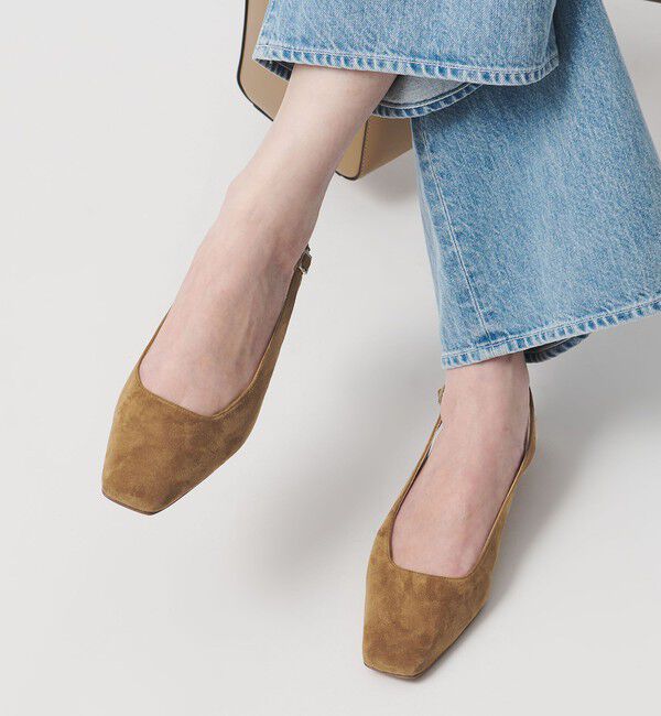 UNITED ARROWS「スエード スリングバック サンダル」|サンダル|MD.BROWN