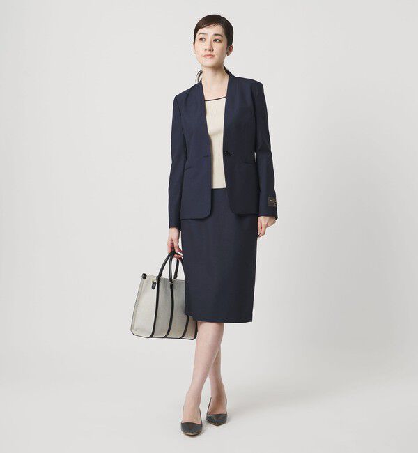 UNITED ARROWS「Vitale Barberis Canonico ノーラペルジャケット 26SS」|ノーカラージャケット|