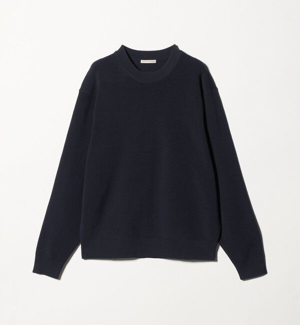 UNITED ARROWS「コットン/ポリエステル アゼ クルーネックニット」|ニット・セーター|