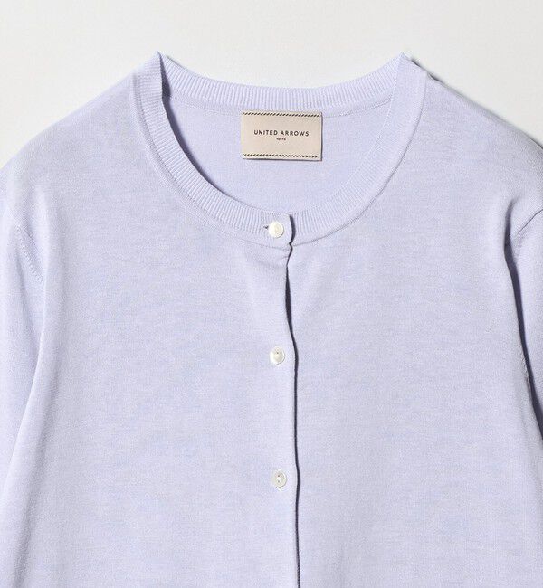 UNITED ARROWS「18G クルーネック ニットカーディガン ‐ウォッシャブル‐」|カーディガン|