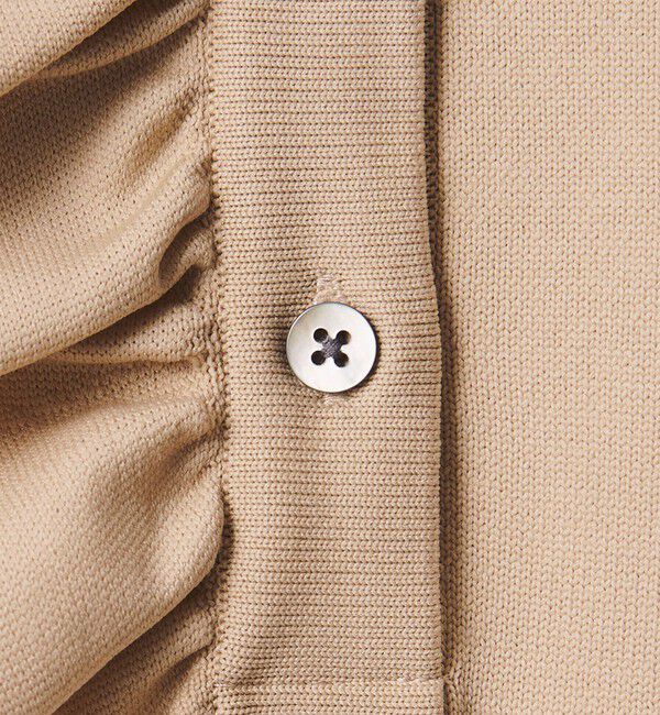 UNITED ARROWS「ミニマル Vネックフリル プルオーバー」|ニット・セーター|