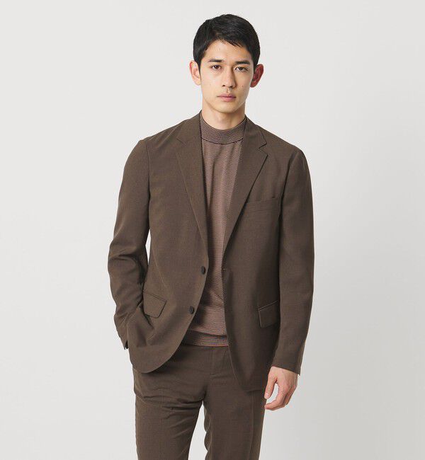 UNITED ARROWS「ウールルック 2ボタン シングル テーラードジャケット UA COZY　ウォッシャブル　ヨコストレッチ」|テーラードジャケット|