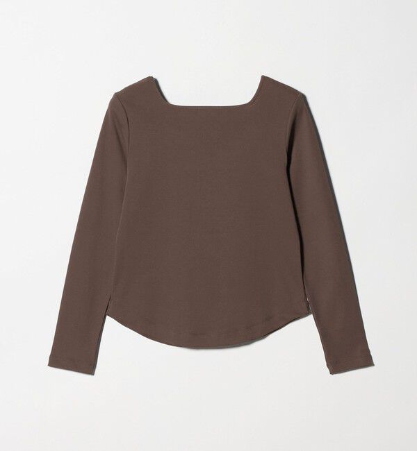 UNITED ARROWS green label relaxing「デコルテ フライス ロングスリーブ プルオーバー」|Tシャツ・カットソー|