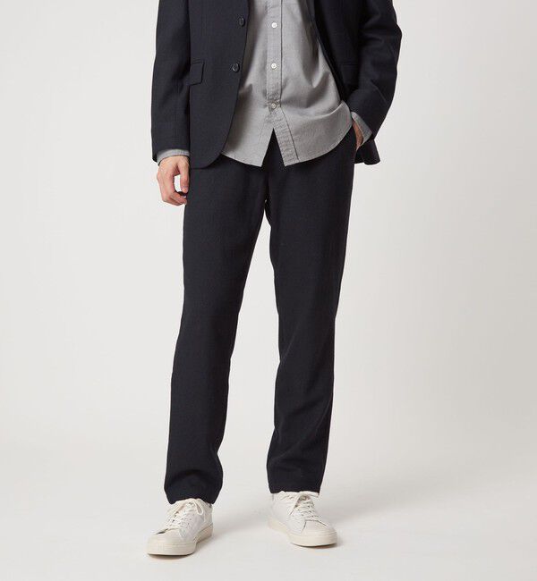 UNITED ARROWS green label relaxing「ウォッシャブル ホームスパン ナロー ユーティリティパンツ S1 -ストレッチ-」|スラックス|