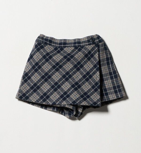 UNITED ARROWS green label relaxing「チェック ラップキュロット（ネイビー） / キッズ  100cm-160cm」|その他|