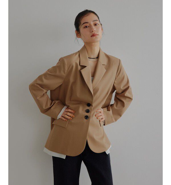 EMMEL REFINES「＜EMMEL REFINES＞EM タチキリ テーラード ジャケット」|テーラードジャケット|BEIGE