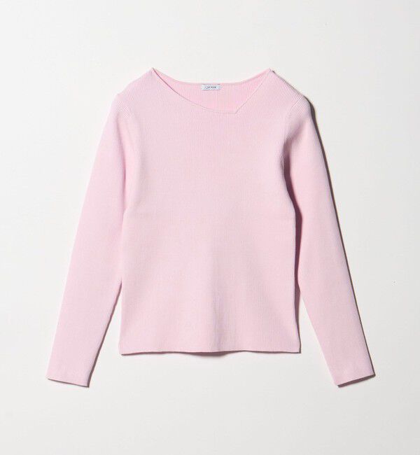 UNITED ARROWS green label relaxing「＜1_OF MINE＞リブ アシンメトリー ネック プルオーバー ニット」|ニット・セーター|