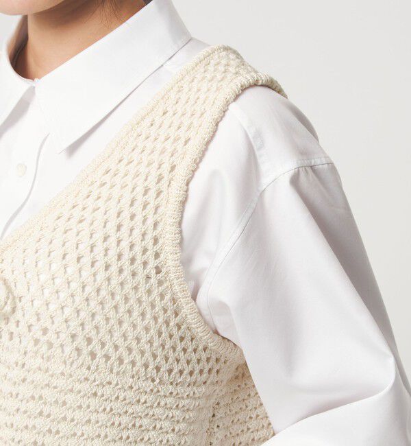 UNITED ARROWS green label relaxing「メッシュ ニット 2WAY ジレ ウォッシャブル」|ベスト・ジレ|